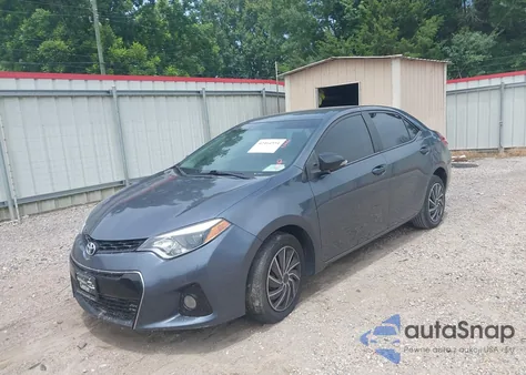 2016 Toyota Corolla S z USA, uszkodzony, nr VIN 2T1BURHE8GC646730